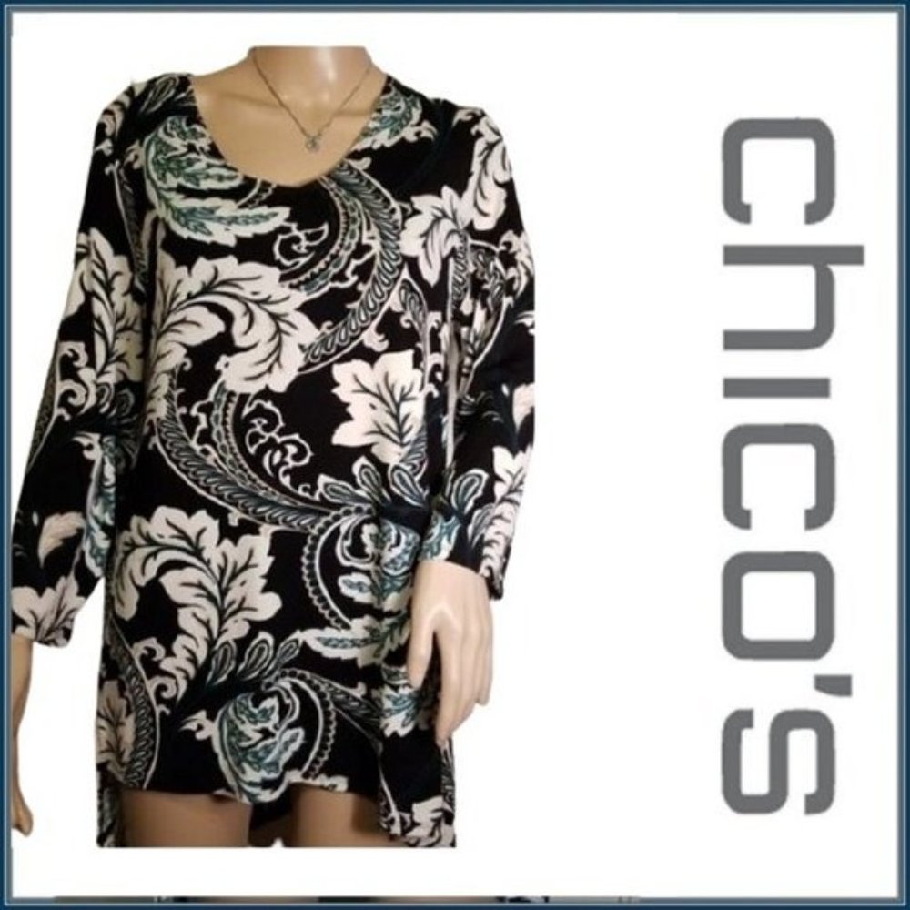 Travelers Chico's Tunic (Chico's Size 1 = Medium or Size 8)